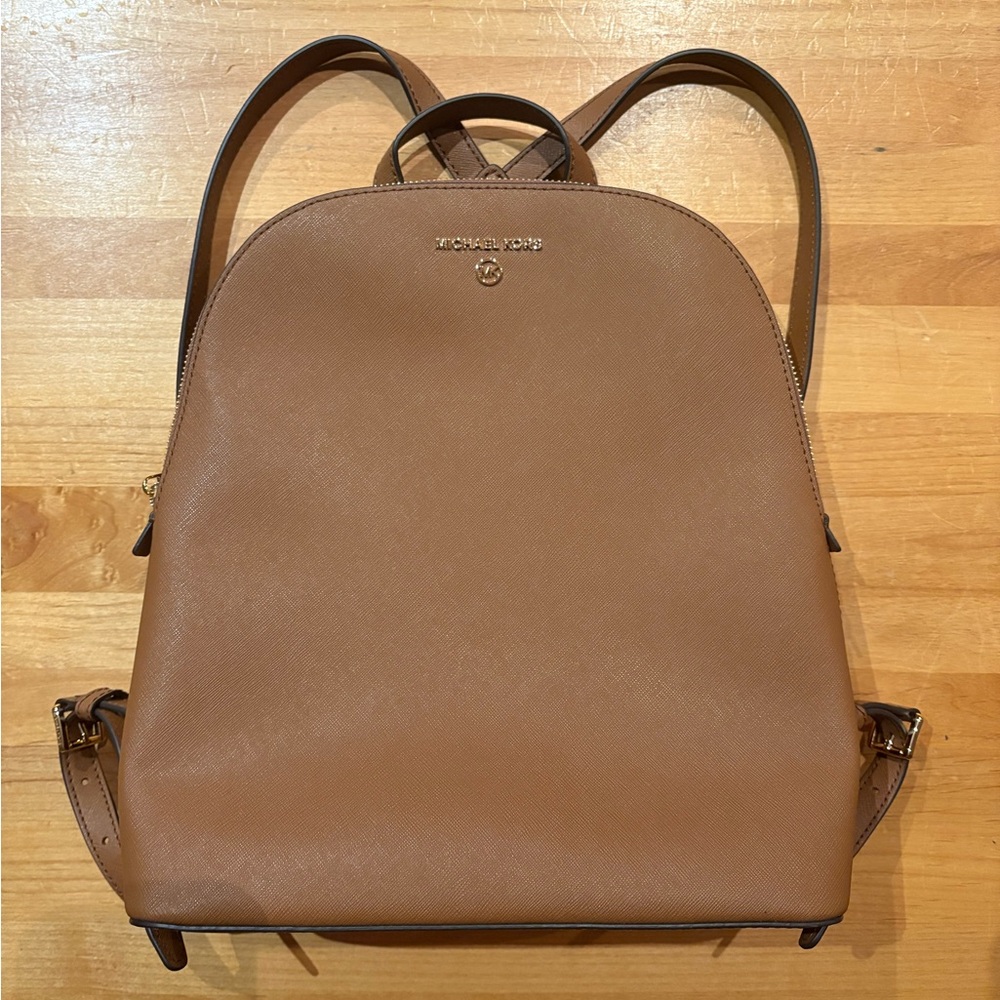 Michael Kors Camel Brown Backpack